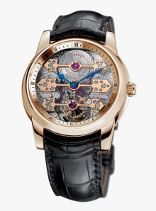 Girard Perregaux Haute Horlogerie Tourbillon With Three Gold Bridges