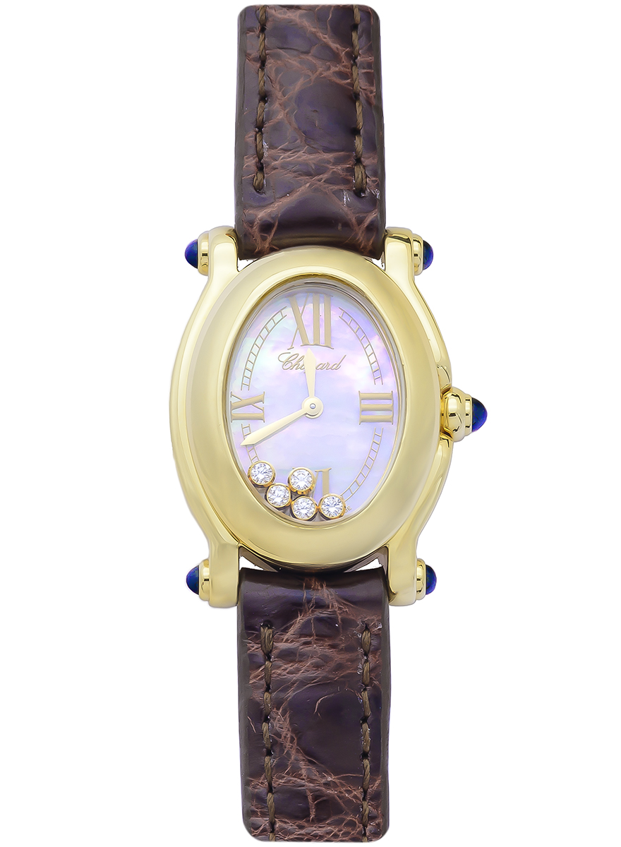 Chopard Happy Sport Oval 5 Floating Diamonds Ladies